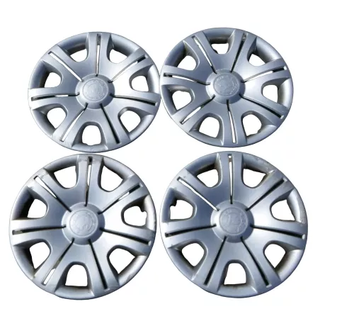 4 x Stück Original Skoda Fabia 5J Radzierkappe Radkappe 14 Zoll 5J0601147F (182574)