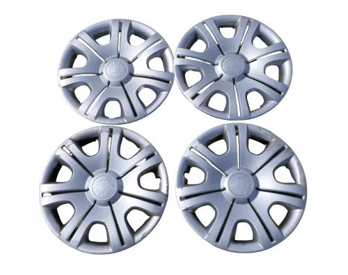 4 x Stück Original Skoda Fabia 5J Radzierkappe Radkappe 14 Zoll 5J0601147F