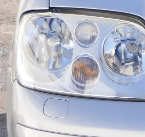 1x Touran 1T Kappe Scheinwerferreininungsanlage SWR Kappe silber LA7W rechts