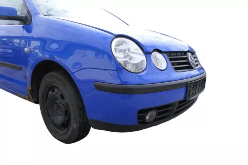 VW Polo 9N Stoßstange Frontstoßstange vorne blau LA5F (182728)