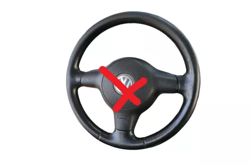 VW Polo 6N2 Lupo Lenkrad Sportlenkrad Leder 3-Speichen Lederlenkrad 6X0419091G
