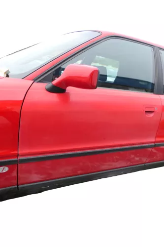 Audi 80 90 Tür vorne links Fahrertür Rahmen Türblatt rot LY3H -ohne Anbauteile (182810)