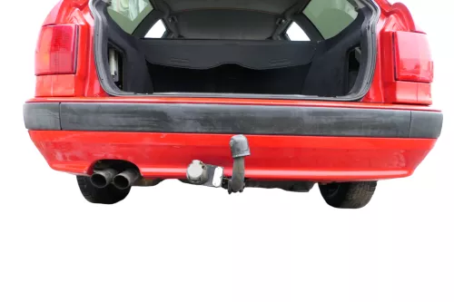 Audi 80 8C Kombi Avant Stoßstange hinten Spoiler rot LY3H