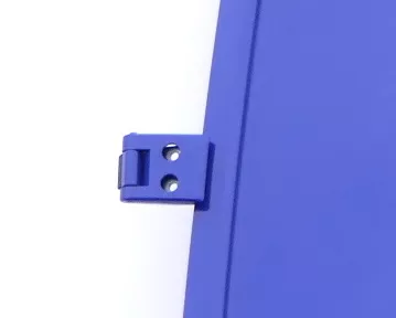 1x VW Crafter 7C MAN TGE Scharniere für Tür Flügeltür links hinten unten blau (182887)
