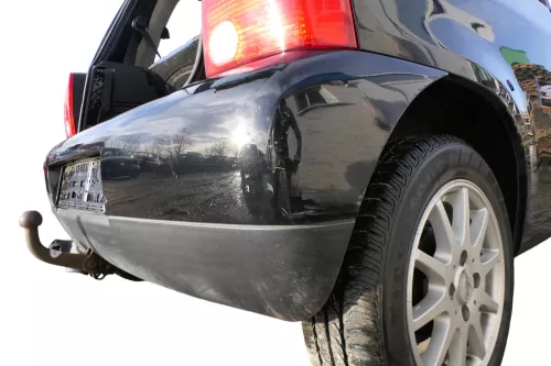 VW Lupo Stoßstange hinten Heckstoßstange Stoßfänger schwarz L041 (182977)