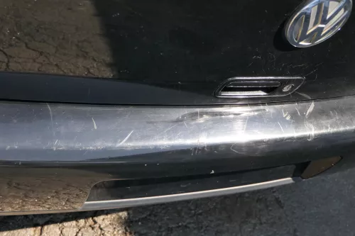 VW Lupo Stoßstange hinten Heckstoßstange Stoßfänger schwarz L041 (183022)