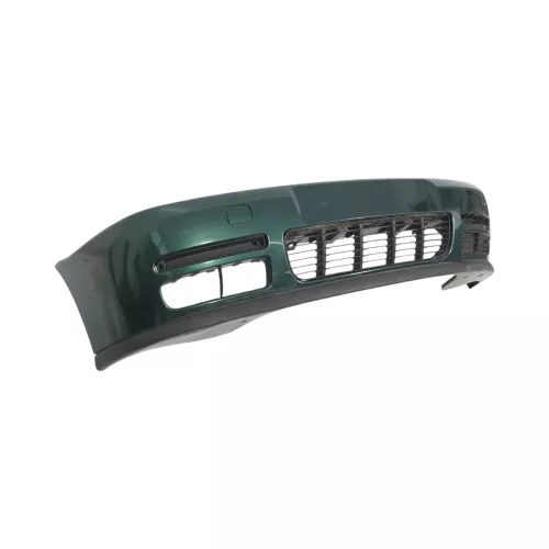 Polo 6N Stoßstange vorne breite Styling XXL Frontstoßstange grün LC6M +Gitter (183063)