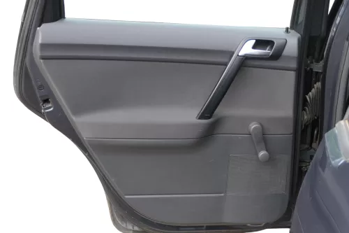 1x VW Polo 9N 9N3 Türverkleidung Verkleidung Tür hinten links 4/5-Türer dunkel  (183206)
