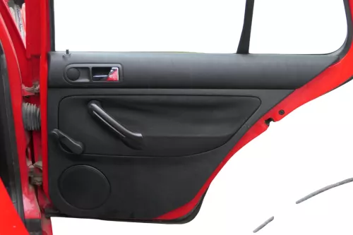 1x VW Golf 4 1J Limousine Türverkleidung Verkleidung Tür hinten rechts schwarz