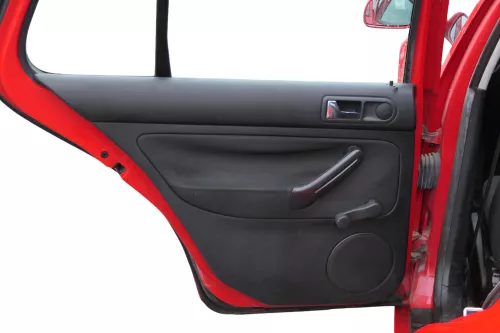 1x VW Golf 4 1J Limousine Türverkleidung Verkleidung Tür hinten links schwarz (183223)