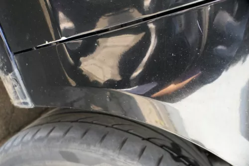 VW Polo 9N3 Kotflügel vorne rechts schwarz L041 (183239)