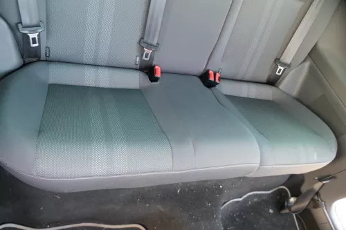 VW Polo 9N 9N3 Sitz Rückbank Sitzfläche Sitze 3 Punkt Gurt hinten OHNEKopfstütze (183248)