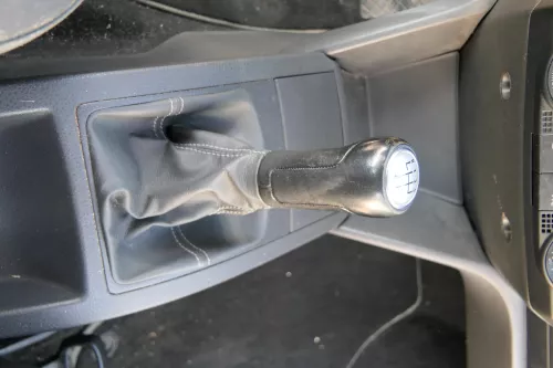 VW Polo 9N 9N3 Schaltknauf Schaltsack Schaltung 6Q1711113G Leder schwarz