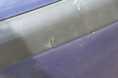 VW Polo 9N 9N3 Stoßstange Heckstoßstange hinten blau LB5N (183316)