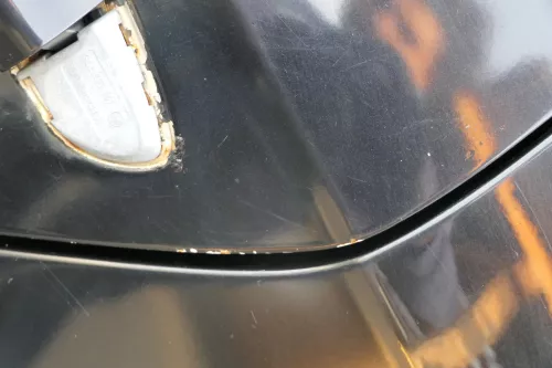 VW Passat 3C Kombi Variant Tür hinten links schwarz LC9X -OHNE Anbauteile (183357)