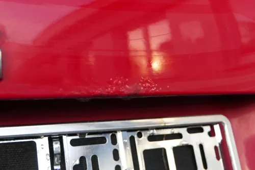 VW Passat 3C Kombi Variant Heckklappe Klappe Scheibe rot LY3D - ohneAnbauteile (183385)