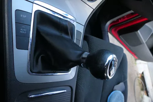 VW Passat 3C 6-Gang Schaltknauf Schaltsack Schaltung Schaltknüppel original (183401)