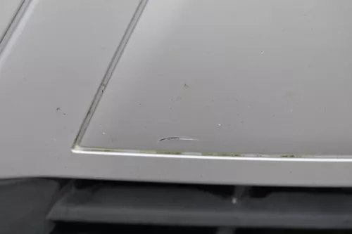 VW Fox 5Z Stoßstange vorne Stoßfänger silber LA7W mit Grill (183548)