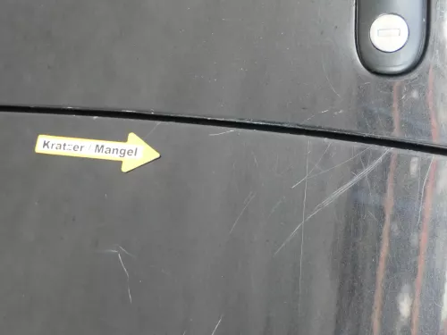 Skoda Fabia 5J Limousine Tür hinten links schwarz LF9R - ohne Anbauteile (183590)