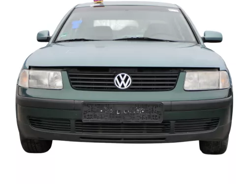 VW Passat 3B Stoßstange vorne Frontstoßstange Stoßfänger vorne grün LC6N + Grill (183616)
