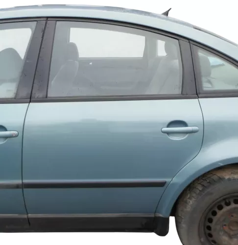 Passat 3B 3BG Limousine Tür hinten links blau türkis grün LB6N - ohne Anbauteile