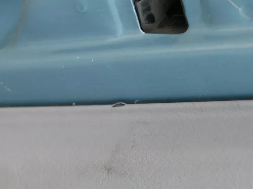 1x Passat 3B Variant Türverkleidung Verkleidung Tür vorne links Griff grau (183625)