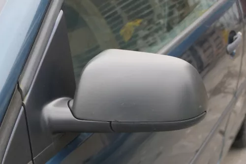 VW Polo 9N 9N3 manueller Spiegel Außenspiegel links vorne schwarz 