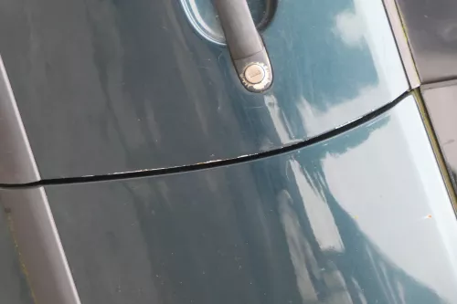 VW Polo 9N 9N3 Tür vorne links Fahrertür 2/3-Türer grün LC6X -ohne Anbauteile (183644)