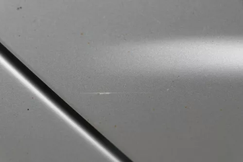 Skoda Fabia 6Y Limousine Schrägheck Tür hinten rechts grau silber LF7T diamantsi