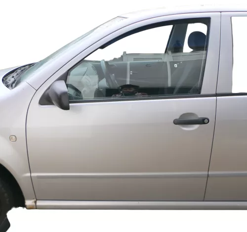 Fabia 6Y Kombi + Limousine Tür vorne links Fahrertür grau LF7T silber ohneAnba (183676)