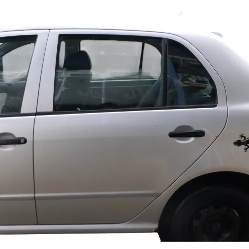 Skoda Fabia 6Y Limousine Schrägheck Tür hinten links grau silber LF7T