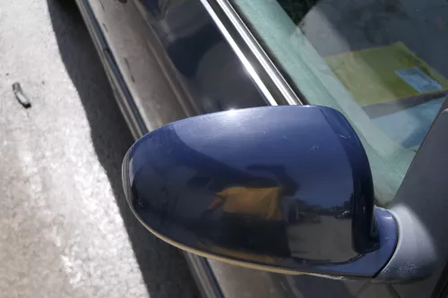  Sharan Alhambra 7M elektrischer Spiegel rechts Blinker ele anklappbar blau LA5G