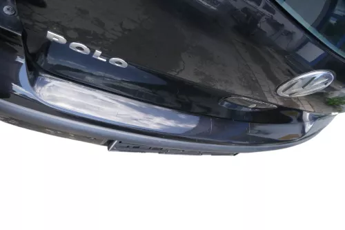 VW Polo 9N 9N3 Stoßstange Heckstoßstange hinten schwarz LC9Z - Einparkhilfe PDC (183798)