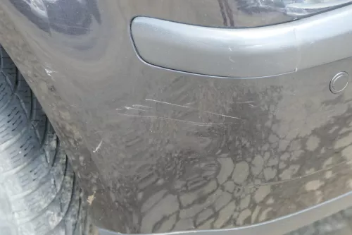 VW Polo 9N 9N3 Stoßstange Heckstoßstange hinten schwarz LC9Z - Einparkhilfe PDC (183798)
