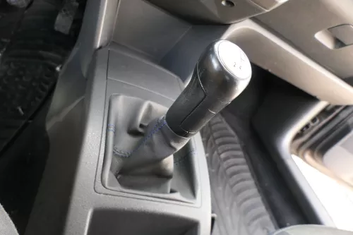 VW Polo 9N 9N3 Schaltknauf Schaltsack Schaltung 6Q1711113G Leder schwarz (183811)