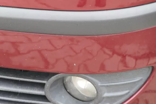 VW Polo 9N3 Stoßstange vorne Frontstoßstange Stoßfänger rot LC3R Grill (183813)