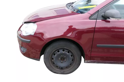 VW Polo 9N3 Kotflügel vorne links rot LC3R (183814)