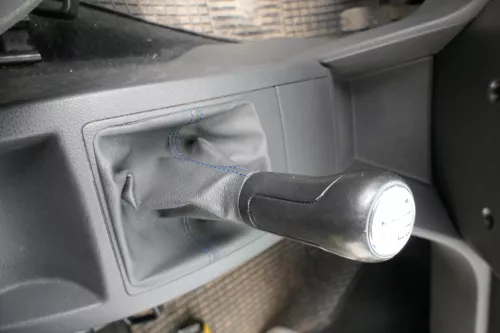 VW Polo 9N 9N3 Schaltknauf Schaltsack Schaltung 6Q1711113G Leder schwarz