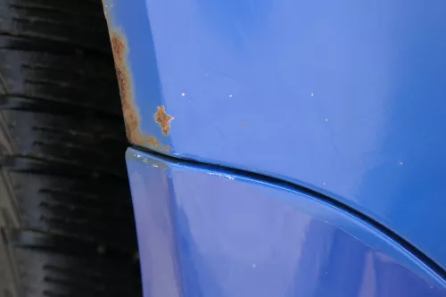 VW Golf 4 1J Stoßstange vorne Stoßfänger vorn blau LW5Z (183849)