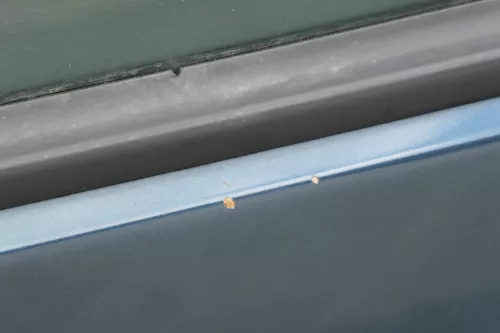 VW Golf 4 Limousine Tür hinten rechts grün LC6X  (KEINkombi) ohne Anbauteile (183871)
