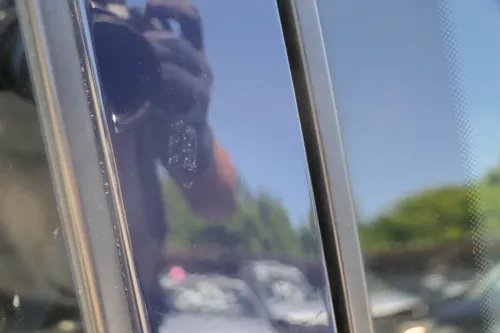 VW Golf 4 Bora Tür hinten links nur Kombi / Variant blau LA5G - ohne Anbauteile (183895)