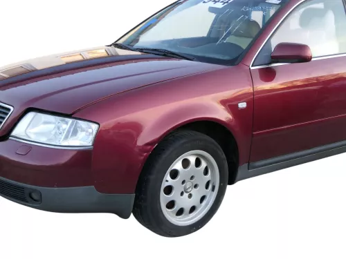 Audi A6 4B Kotflügel vorne links rot LZ3L (bis ca.Mitte 2001 passend   - DELLE