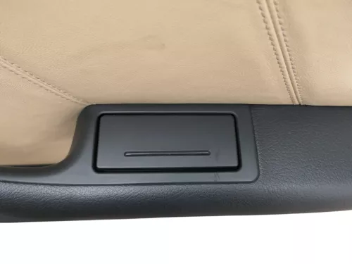 1x A6 4B Türverkleidung Verkleidung Tür hinten rechts Leder onyx / vanille Bose (184105)