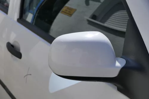 VW Golf 4 Bora elektrischer Spiegel vorne rechts Außenspiegel weiß LB9A Glas (184149)