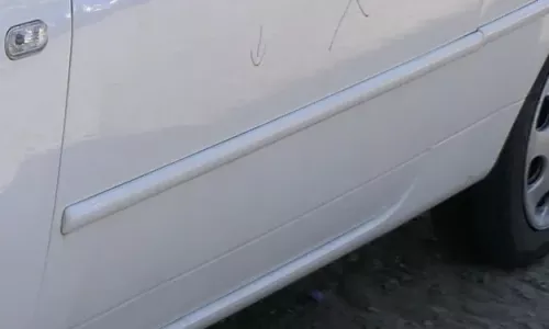 Lupo NUR Zierleiste Leiste Abdeckung an der Tür vorne links - weiß LB9A