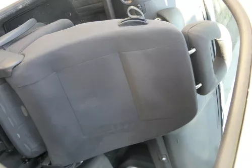 Seat Arosa VW Lupo Sitz vorn links Fahrersitz Höhenverstellung schwarz dunkel (184172)