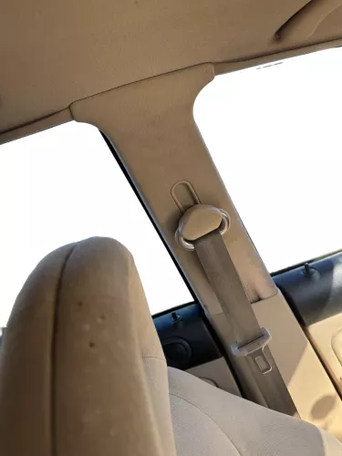 Golf 4 1J B-Säulen Verkleidung rechts+link Abdeckung Airbag 4-Türer beige besch  (184199)