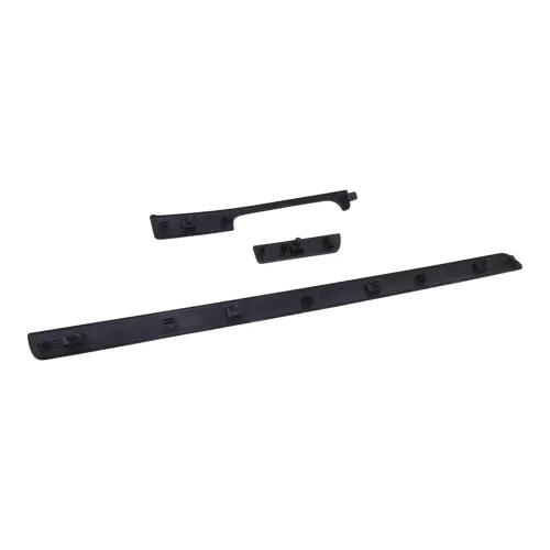 VW Golf 5 1K Verkleidung Abdeckung Dekor links + rechts -anthrazit-metallic grau (184332)
