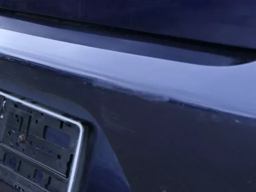 Seat Ibiza 6L Stoßstange Heckstoßstange hinten blau LW5U Facelift (184392)