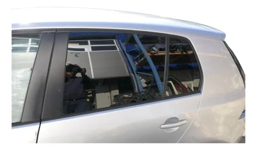 Golf 5 V 1K Tür Türrahmen hinten links 4/5-Türer grau silber LA7W -ohneAnbautei (184424)